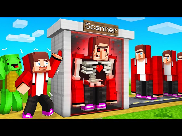 JJ and Mikey Created a Scanner To Find GOLEM.EXE - Maizen Minecraft Animation