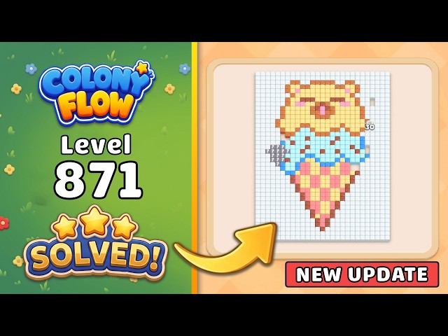 Colony Flow! Level 871 Walkthrough 🐜 | ABI GAMES Solution & Gameplay 🧩 (New Update)