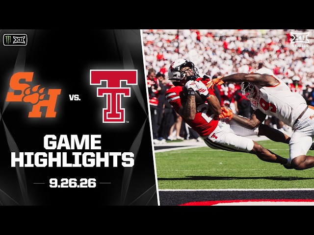 Sam Houston vs. #11 Texas Tech Highlights | 2026 Monster Energy Big 12 Football