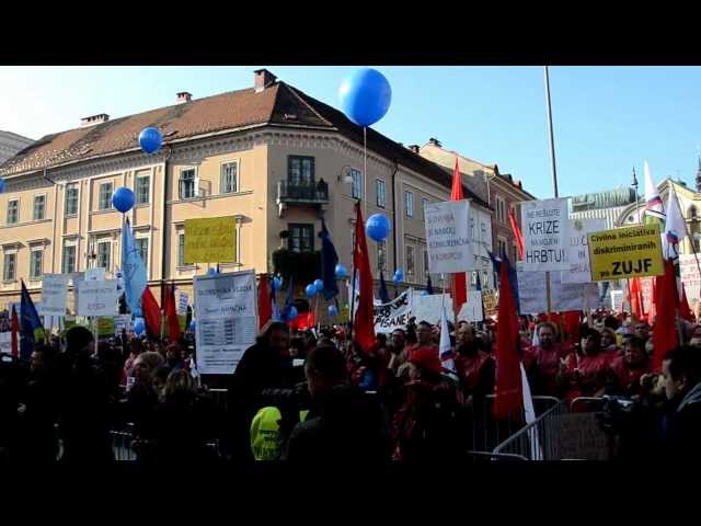 Demonstracije v Ljubljani