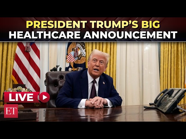 LIVE | Trump makes big healthcare announcement from Oval Office