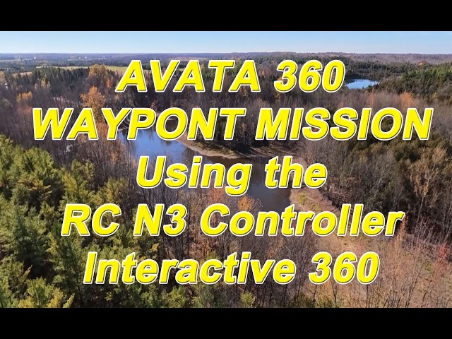 The new update on the DJI AVATA 360 using the DJI RC-N3 Controller.