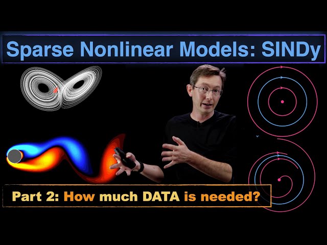 Sparse Nonlinear Dynamics Models with SINDy, Part 2: Training Data & Disambiguating Models
