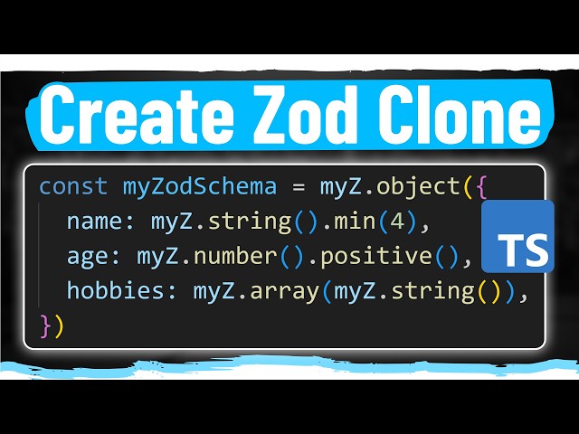 Create a Complete Zod Clone In TypeScript | Tutorial from WebDevSimplified