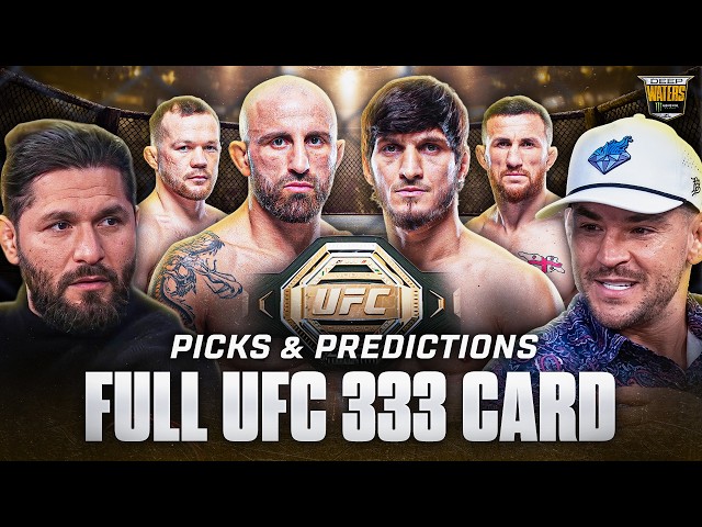 Masvidal, Poirier, Weidman make their picks for EVERY fight at UFC 333 🚨 | Deep Waters