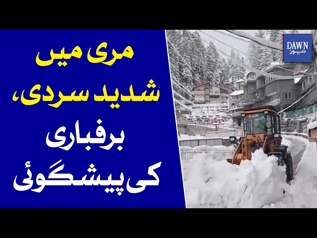 Severe Cold and Snowfall Forecast for Murree | Dawn News