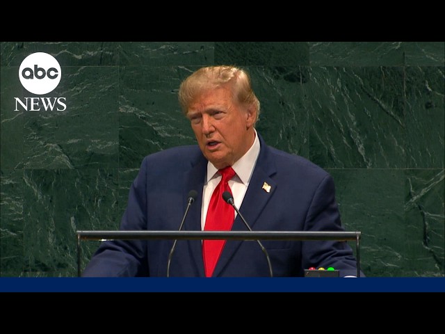 FULL SPEECH: Trump addresses United Nations General Assembly