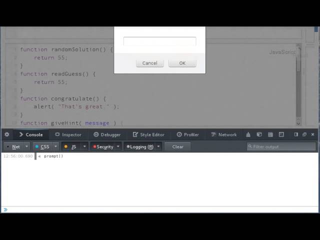 JavaScript Tutorial 1 (Part 2)