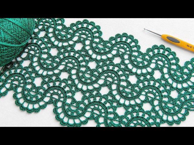 Elegant Lacy Crochet Pattern ✨ Luxurious Lace for Special Projects ✨ Crochet Tutorial