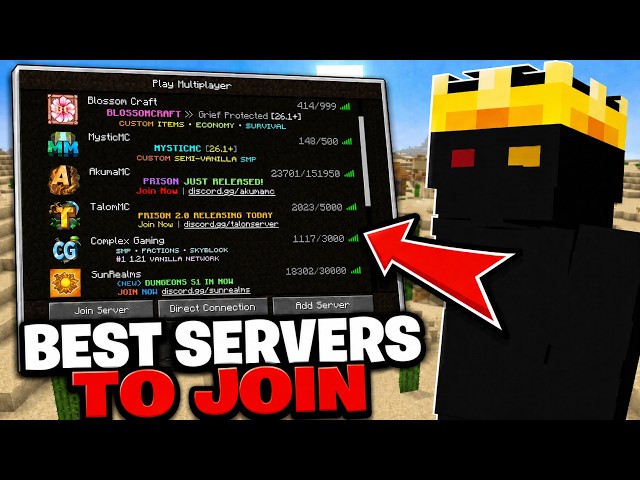 TOP 5 *INSANE* Minecraft Servers You NEED To Join!