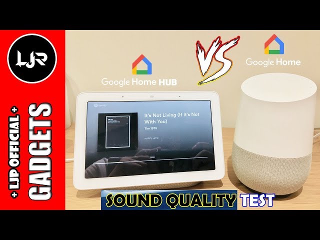 [SOUND TEST] Google Home Hub Vs Google Home