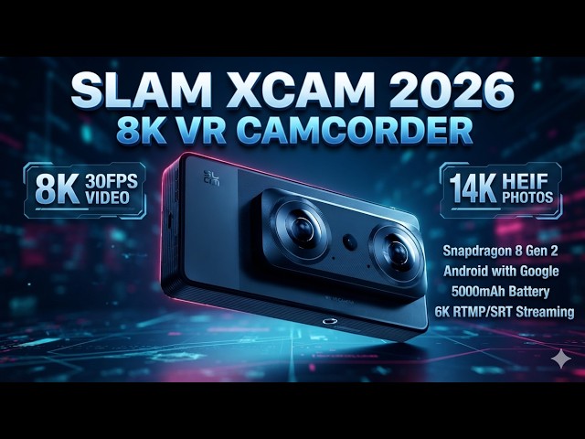 SLAM XCAM 3DV180 8K VR Camera – Worth It?