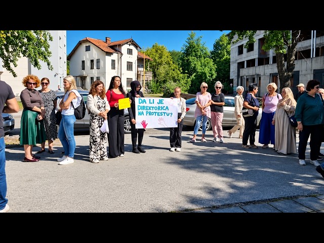 Protesti u Tuzli u znak podrške petnaestogodišnjoj djevojčici koja se nalazi u KPZ-u Tuzla!