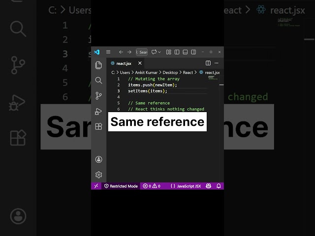 Array Changed, UI Didn’t?