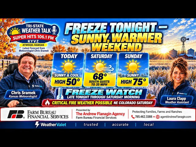 Freeze Tonight, Then a Sunny Warm-Up | Tri-State Weather Talk