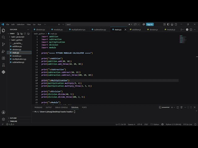 Task1 Python and Javascript Tutorials for Scripting Assignment