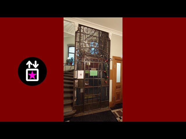 Stockholm, SWE: Modernised by OTIS - Fancy Gated Traction Elevator at Norrtullsgatan 12K