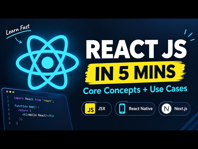Master React JS: Core Concepts (JSX, Components) & Real-World Use Cases