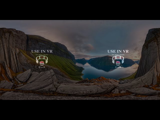 Silent fjord | Deep serenity • 360° VR