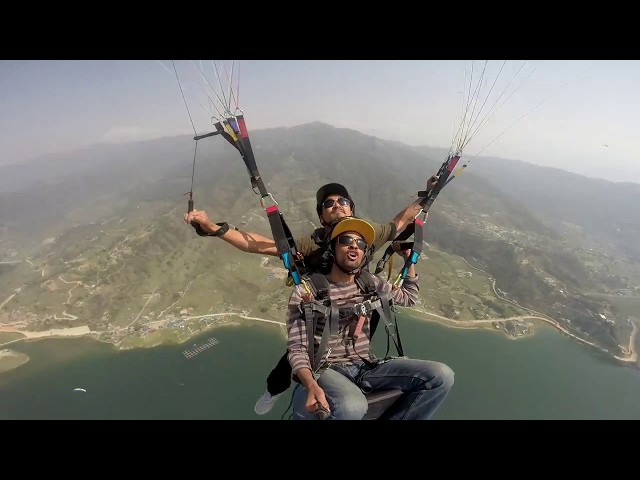Paragliding Acrobatics Flight Pokhara NEPAL ACRO TEAM  2018 Bi-golden3 - Paragliding vlog