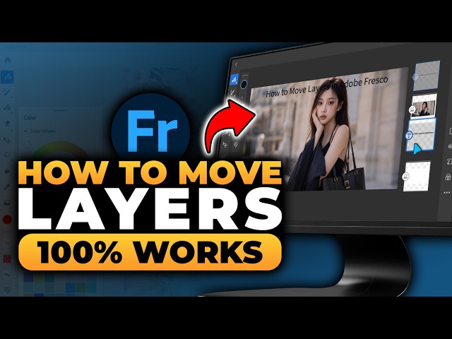 How To Move Layers in Adobe Fresco (𝟮𝟬𝟮𝟲) | 100% WORKS | NO Yapping, To The Point! | FAST & EASY