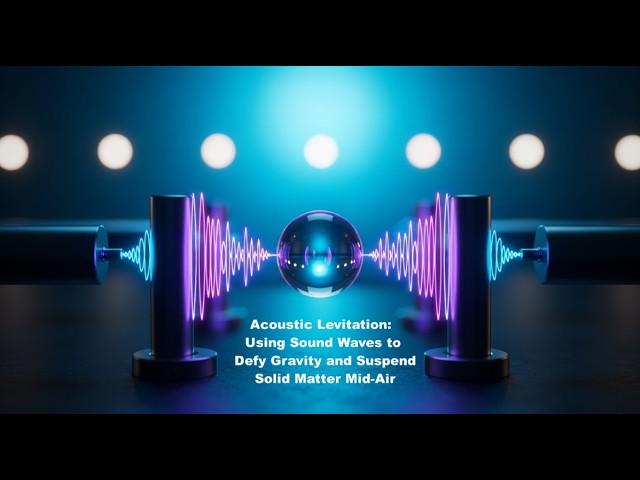 Acoustic Levitation: Using Sound Waves to Defy Gravity and Suspend Solid Matter Mid-Air 🔊✨