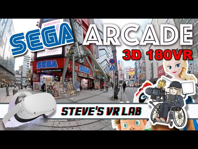 4K 3D180 VR [EVO] - SEGA ARCADE AKIHABARA! BIG WIN! well.. not really www YT3D