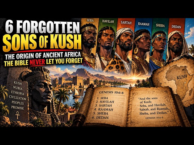 6 Forgotten Sons of Kush: The Origin of Ancient Africa the Bible Never Let You Forget