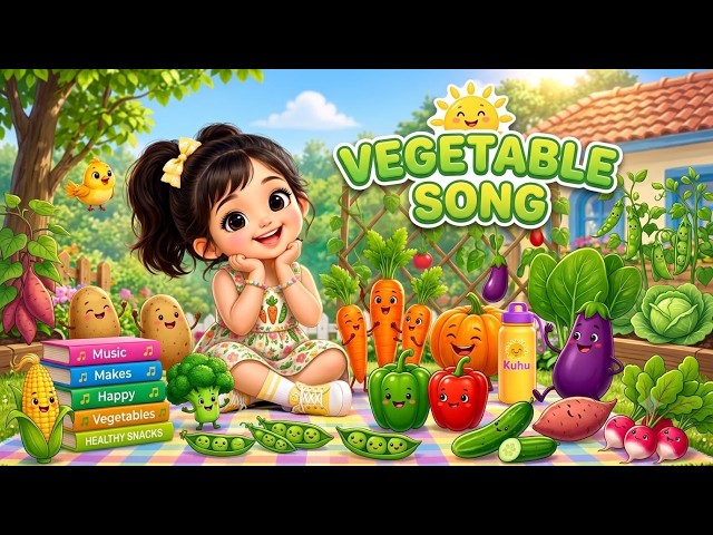 Vegetable Song for Kids | Educational Nursery Rhymes Kuhu kuhu |#vegetables #vegetablestory  #fruits