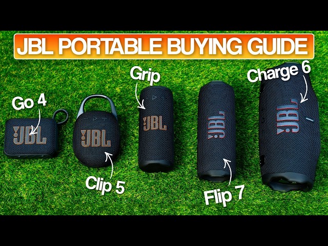 Can't Decide Between JBL Speakers? JBL Go 4, Clip 5, Flip 7 & Charge 6