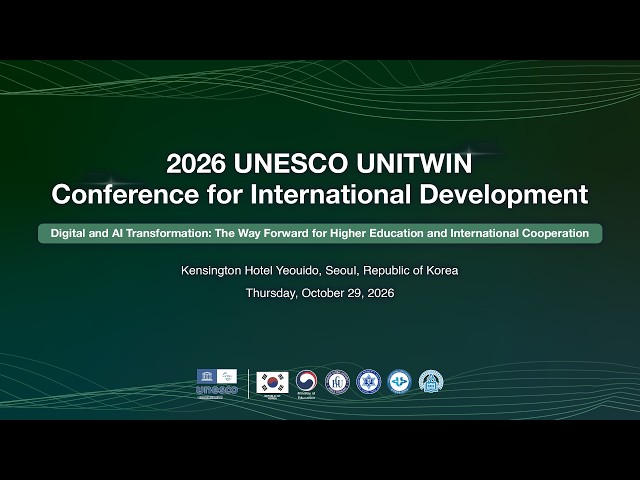 2026 UNESCO UNITWIN Conference for International Development
