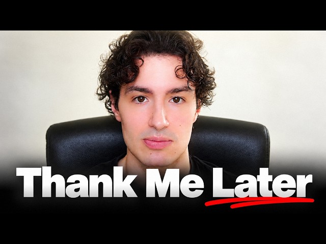 if you're ambitious but lazy, watch this