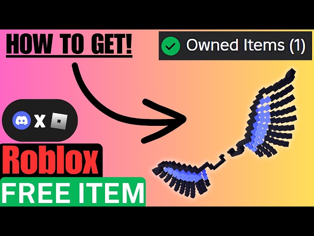 Free Blurple 8-Bit Wings Roblox Item (How to Get!)