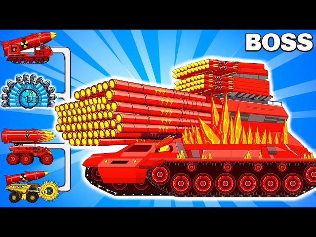 THE NEW BOSS MISSLE TITAN NUCLEAR vs WORLD'S BEST Cartoons tank