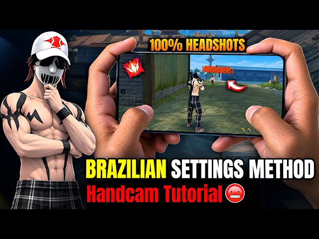 Brazilian Headshot Method 🇧🇷 Free Fire Handcam Tutorial ✅