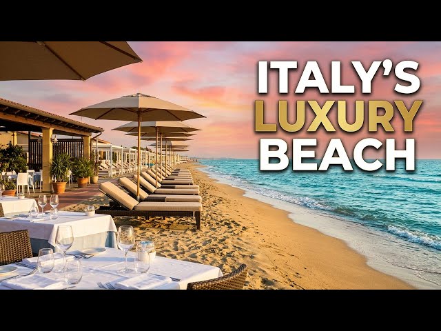 A Day in Forte dei Marmi: Beach Bliss and Chic Vibes in 4K HDR.