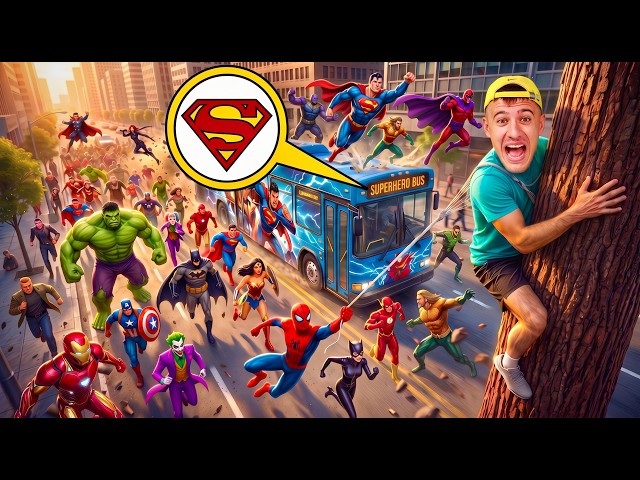 I FOUND SUPERHERO BUS in Real Life!