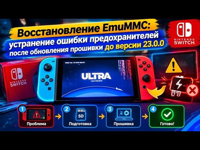 Restoring Nintendo Switch After 18.1.0 Update, Fixing Fuse Errors