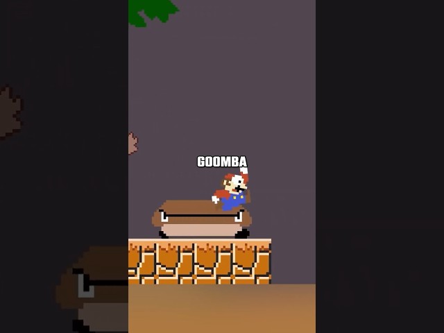 Everything mario jumps on gets wider! #supermario #shorts #nintendo