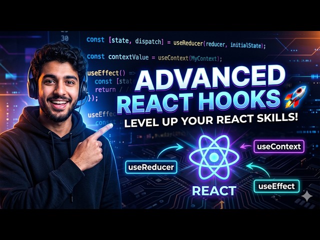 Master Advanced React Hooks in 2 Minutes 🚀 | useReducer, useContext & Custom Hooks Explained!