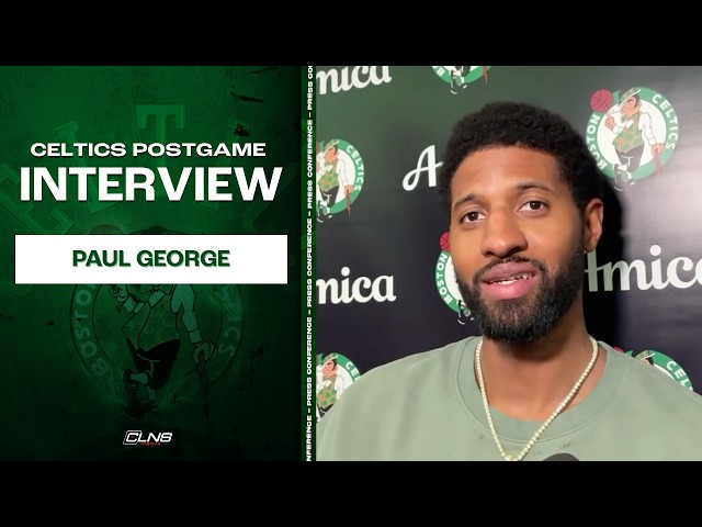 Paul George: It's Like a BADGE OF HONOR Wearing Green | Celtics vs 76ers Postgame