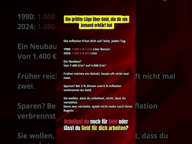Die größte Lüge über Geld 💸 🤫