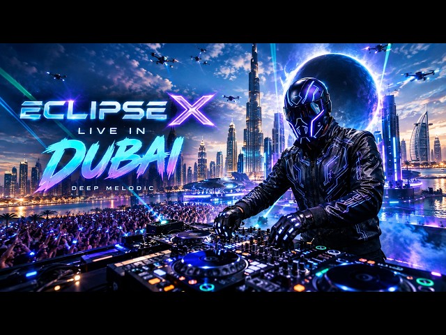 DJ ECLIPSE X — LIVE IN DUBAI 🌑🇦🇪  DEEP MELODIC FUTURISTIC EXPERIENCE