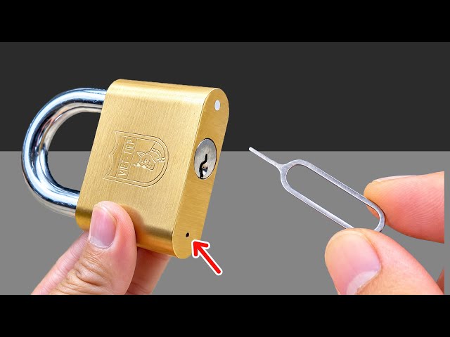 Millions of Locksmiths Are Amazed by This Quick and Easy Way to Pick a Lock!