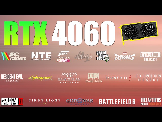 RTX 4060 – How Good Is It REALLY in 2026? (35 Games Tested)