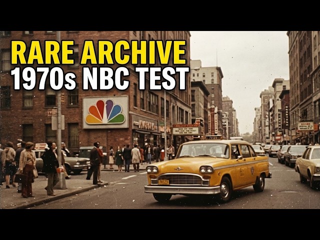 1970s NBC Camera Test Footage (Silent 16mm Archive) Hindi