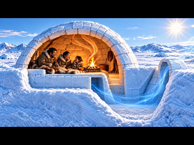 How Ancient Inuit Built a HEATING SYSTEM in -50°C Winters With NO Electricity