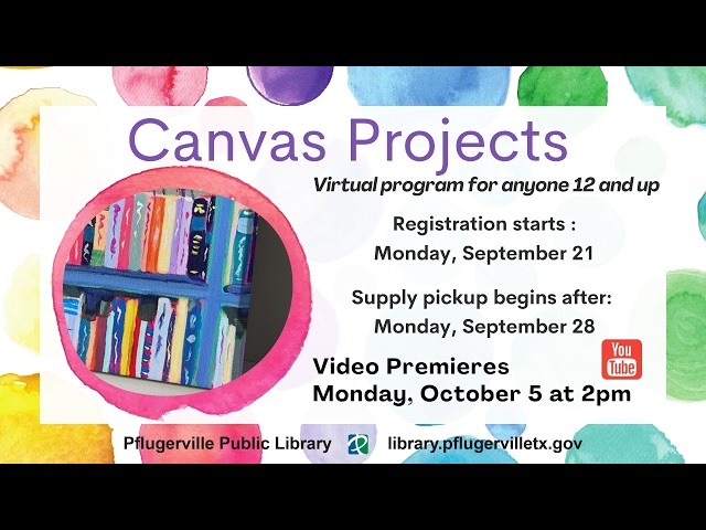 Canvas Projects - Bookshelf painting