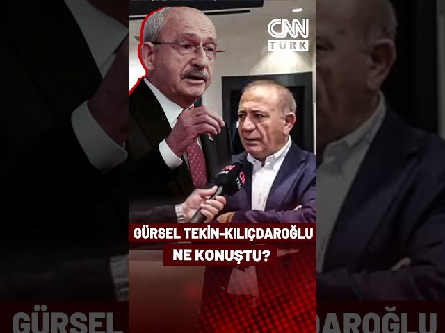 Gürsel Tekin Explains His Meeting with Kılıçdaroğlu! Notable Statements to CNN TÜRK