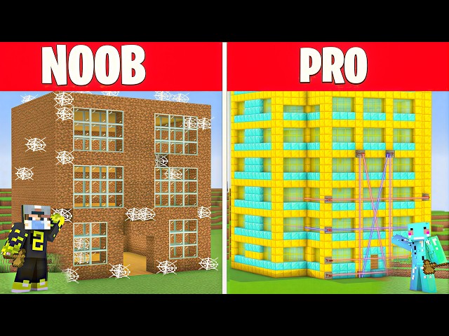 [FINALE] Noob vs Pro - Security Tower Build Battle [Minecraft]